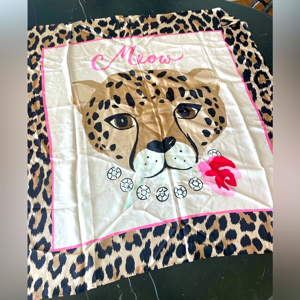 100% silk scarf